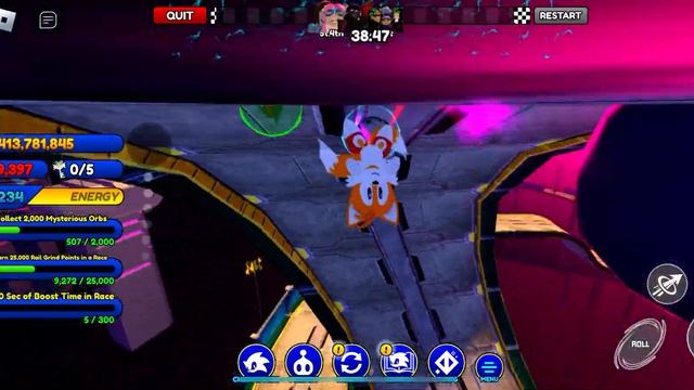 Roblox: Sonic Speed Simulator Reborn: Stardust Speedway; Classic Tails смотреть онлайн