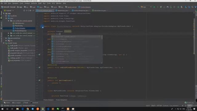 Android Retrofit: Parsing JSON Display in RecyclerView Using Retrofit. [និយាយខ្មែរ] Part 2 смотреть онлайн