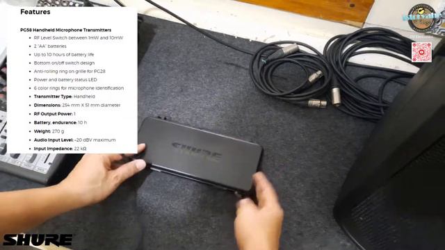 Shure SVX288 PG58 Dual Vocal Wireless System