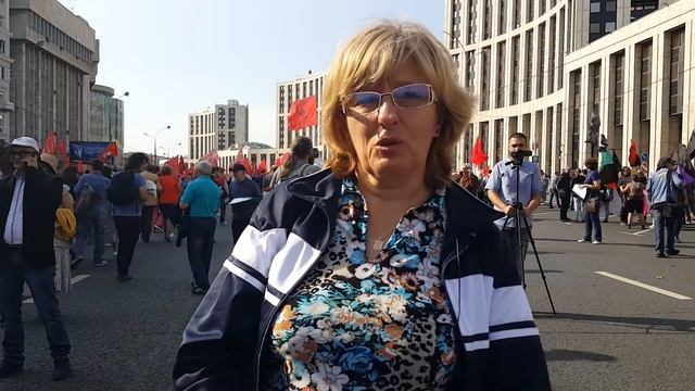 22.09.2018 - Говорит народ - митинг 22.09 в Москве - IzAungEE7S4