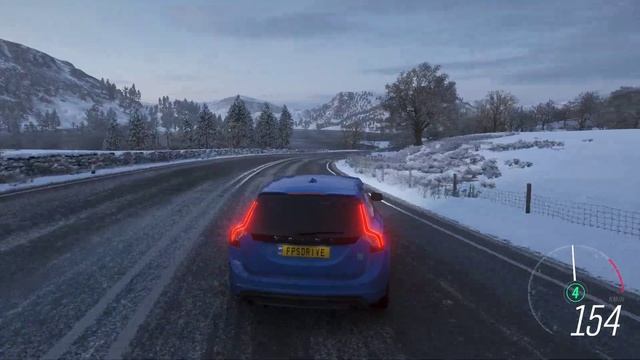 Volvo V60 Polestar 2015 Winter Free Roam Driving Gameplay - Forza Horizon 4 - [4K UHD 60FPS] смотреть онлайн
