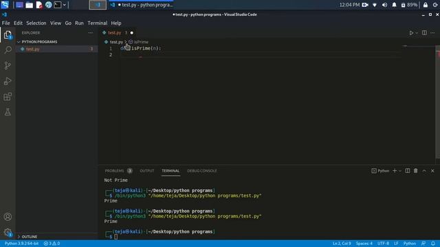 Python Tutorial for Beginners | Prime number in Python | Check Whether it is or not - in Hindi смотреть онлайн