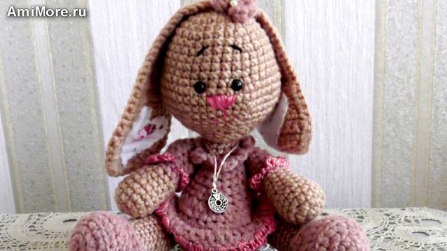 Амигуруми: схема Маленькая Зайка. Игрушки вязаные крючком - Free crochet patterns. смотреть онлайн