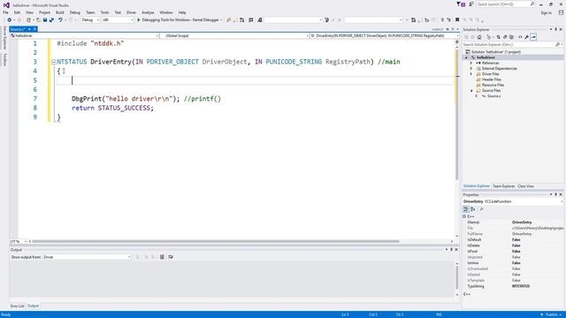 Windows Kernel Programming Tutorial 3 - Writing a simple driver смотреть онлайн