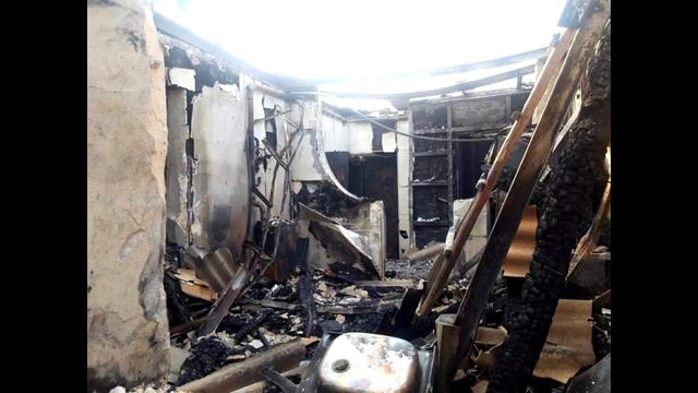 Славянск Последствия вчерашнего пожара Район Мясокомбинат смотреть онлайн