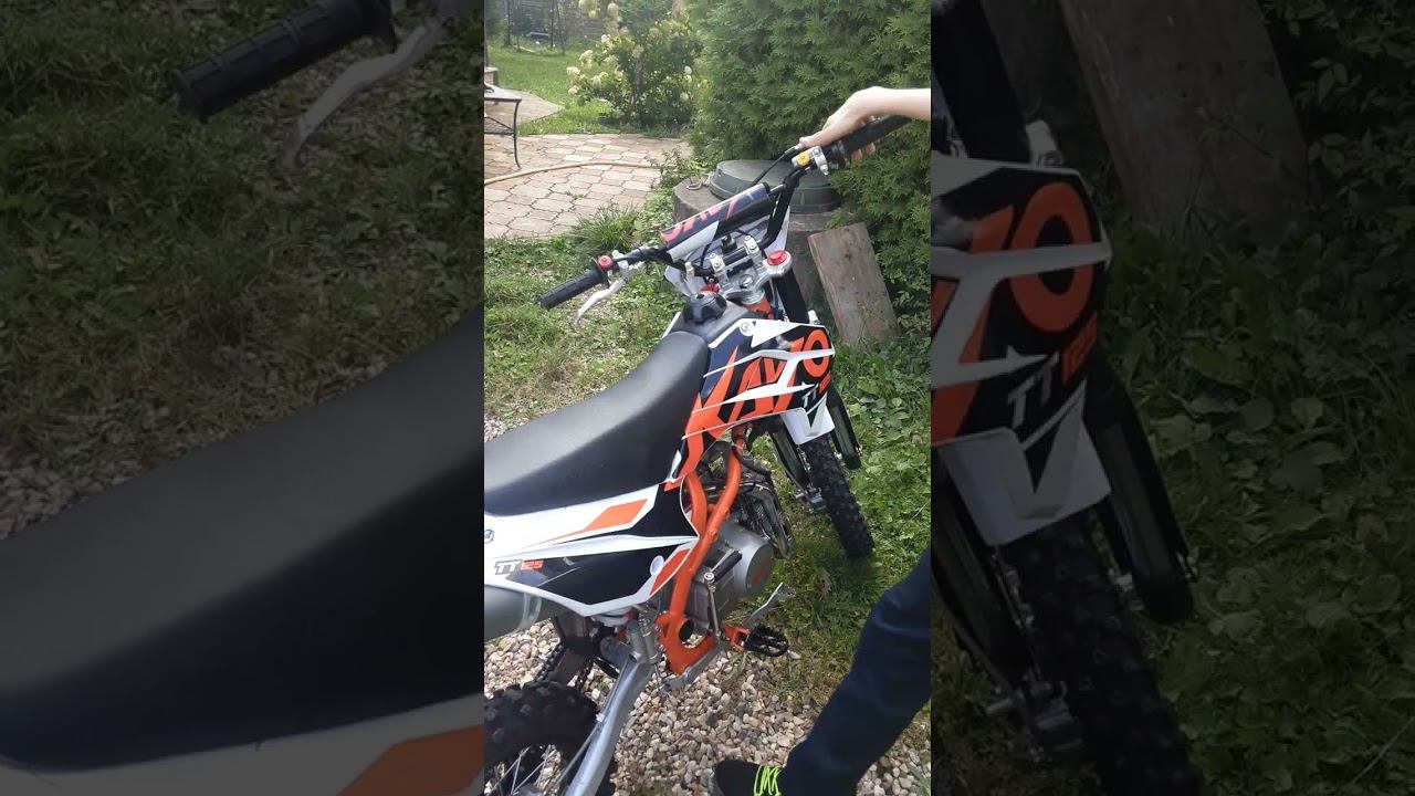 Запуск пит байка после диагностики зажигания и топливной системы смотреть онлайн