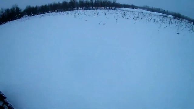 На рыбалку на двух собаках/ВСТАЛ НАСТ!!!/ПОКАТУШКИ ПО ПОЛЮ/ смотреть онлайн