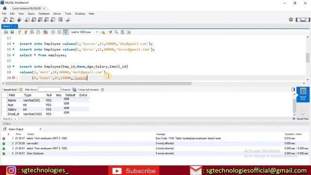 How to insert multiple Data into a Table "Lecture- 15" (MYSQL Tutorial for beginners) in हिंदी смотреть онлайн