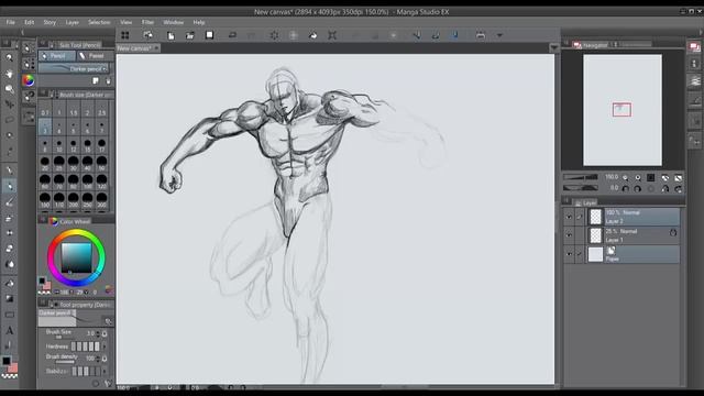Action pose how to draw смотреть онлайн