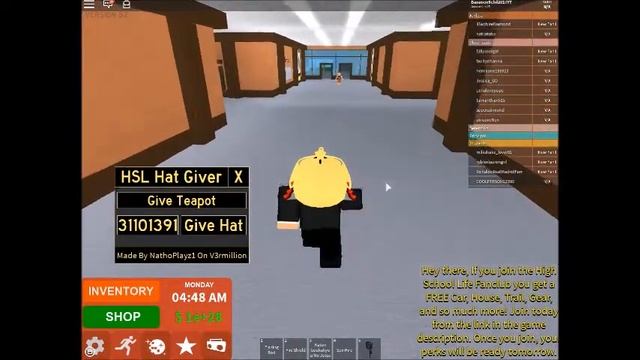 [SHOWCASE] ROBLOX HSL HAT GIVER GUI (NOT A PUBLIC SCRIPT) смотреть онлайн