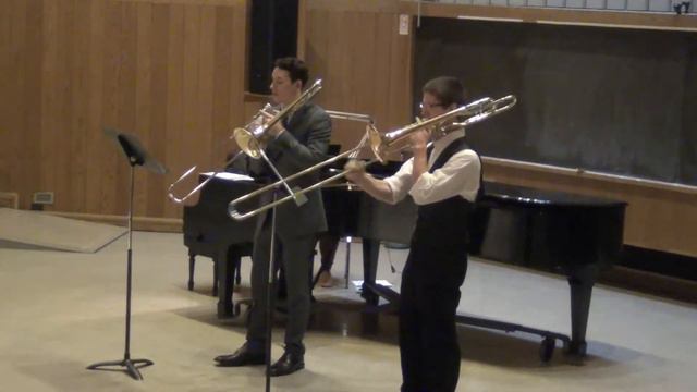 So Lass Uns Wandern! - Johannes Brahms (Trombone Duet) смотреть онлайн