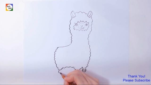 How to Draw a Cute Alpaca смотреть онлайн