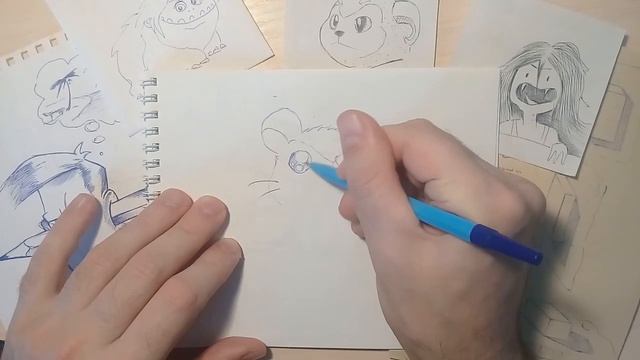 КАК НАРИСОВАТЬ ХОМЯКА ХАМТАРО ПОЭТАПНО? смотреть онлайн