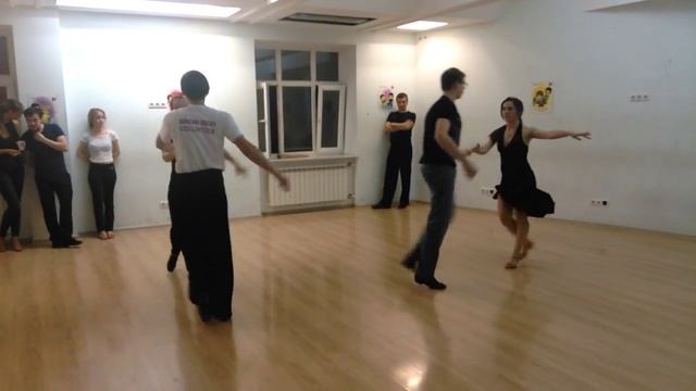 Сдача базы, конкурсная Е-класс: Костя-Марийка, Слава-Аня смотреть онлайн