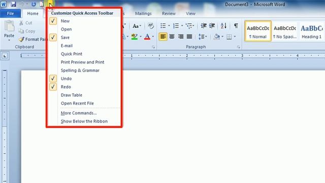 How to edit quick access toolbar in word/Excel/Powerpoint/Access [Hindi] смотреть онлайн