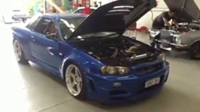 Skyline Gtr звук мотора