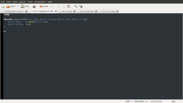 PHP Tutorial: Error Logging [part 02] смотреть онлайн