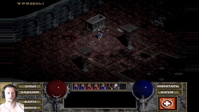 Diablo Hellfire играем за монаха сложность кошмар #1 смотреть онлайн