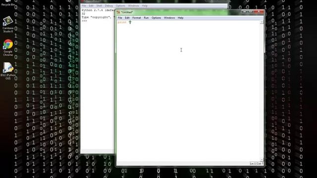 Python 2.7 Tutorial 2: Hello World смотреть онлайн