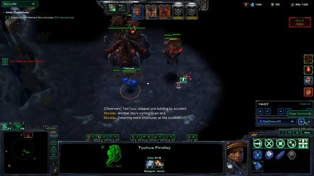#180: Graveyard Shift - Tychus Solo (p2) [Starcraft 2 Co-op Mutation] (Cheese) смотреть онлайн