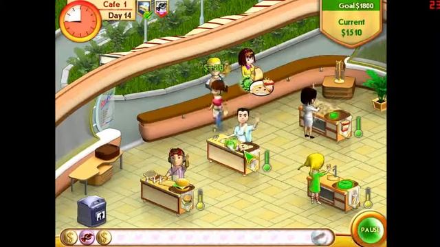 Amelie's Cafe Playthrough Cafe 1 Level 13-15 смотреть онлайн