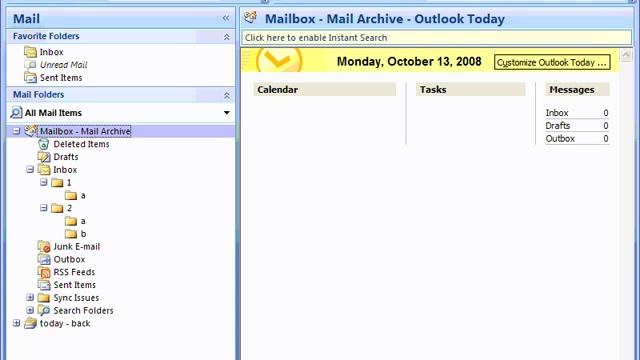 How to Archive Your Mail on Outlook 2007 смотреть онлайн