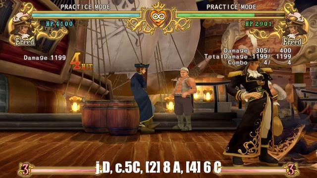 [Battle Fantasia] Freed basic combos смотреть онлайн