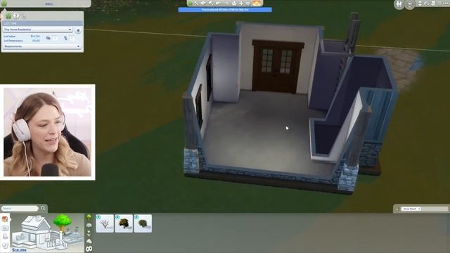 trying this new tiny build challenge in the sims 4 смотреть онлайн