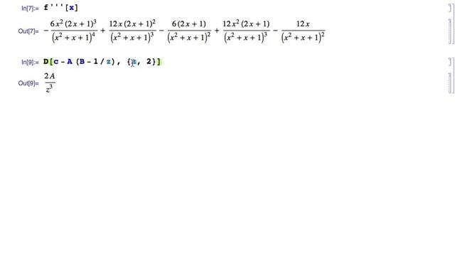 Derivatives and Mathematica смотреть онлайн