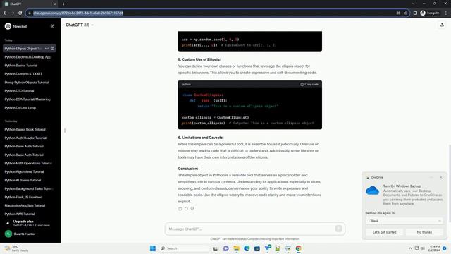 python ellipsis object смотреть онлайн