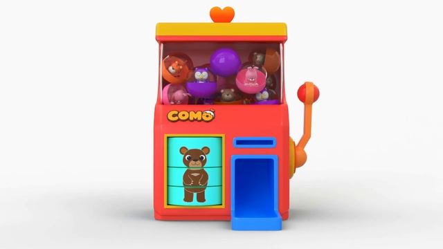 Como | Animal Slot machine 2 | Learn colors and words | Cartoon video for kids | Como Kids TV смотреть онлайн