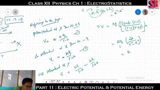 Electrostatics || Part 12 || Potential of a Dipole смотреть онлайн