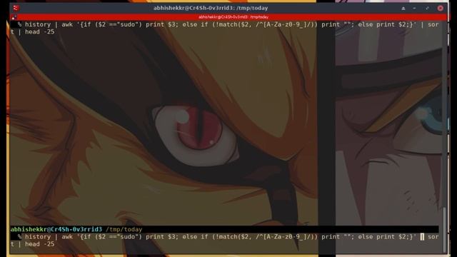 Linux Shell guide (to using awk, grep, sed, sort, uniq, head, history) to get most used Commands смотреть онлайн