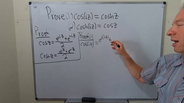 Complex Hyperbolic Trigonometry Proofs: cos(iz) = cosh(z) and cosh(iz) = cos(z) смотреть онлайн
