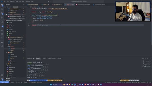 Ghost Content API Setup and Planning - Next.js 13 Blog and Portfolio Ep.4 | Building in Public 2023 смотреть онлайн