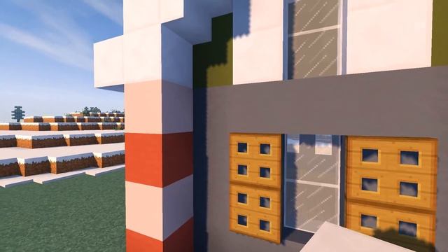 ДОМ ДЕДА МОРОЗА в Майнкрафт - Новогодний дом - Как построить? Minecraft смотреть онлайн