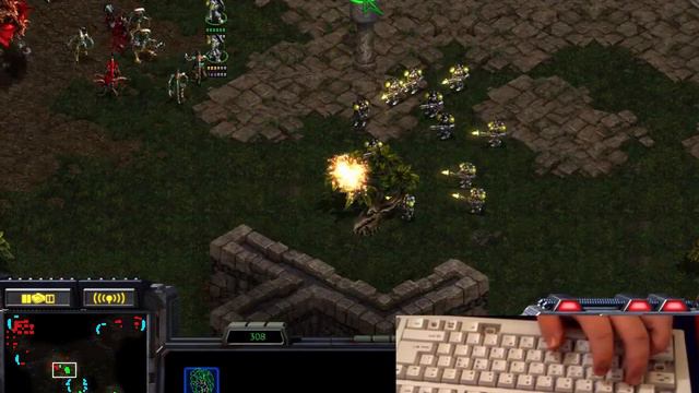 StarCraft Remastered 2v2 FPVOD Connor5620 (T) NettleS (T) vs -a. (Z) Autenthicy (P) Fighting Spirit смотреть онлайн