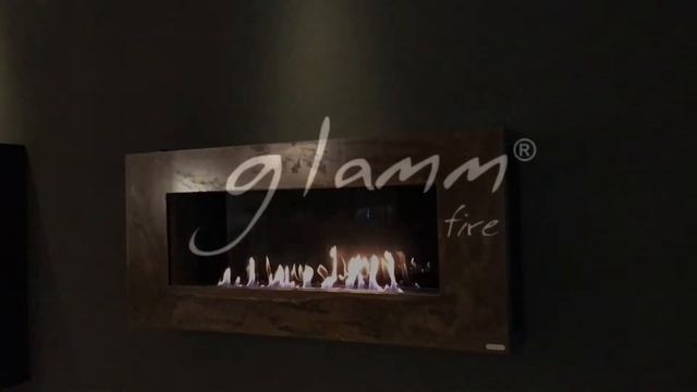 Биокамин Apollo EVOplus – GlammFire. Настенный вариант. В салонах "Камины & печи FLAMBIS". смотреть онлайн
