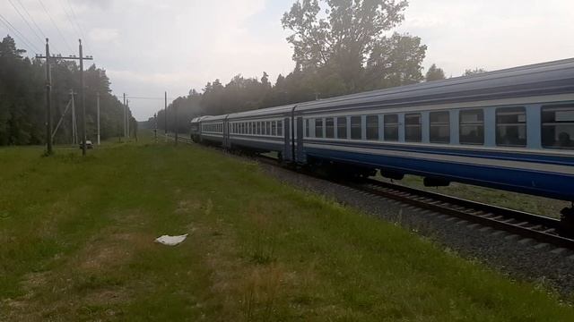 Извиняюсь за качество.2М62У-0259А+ДРБ1м-011 с сообщением Жлобин-Могилёв. смотреть онлайн