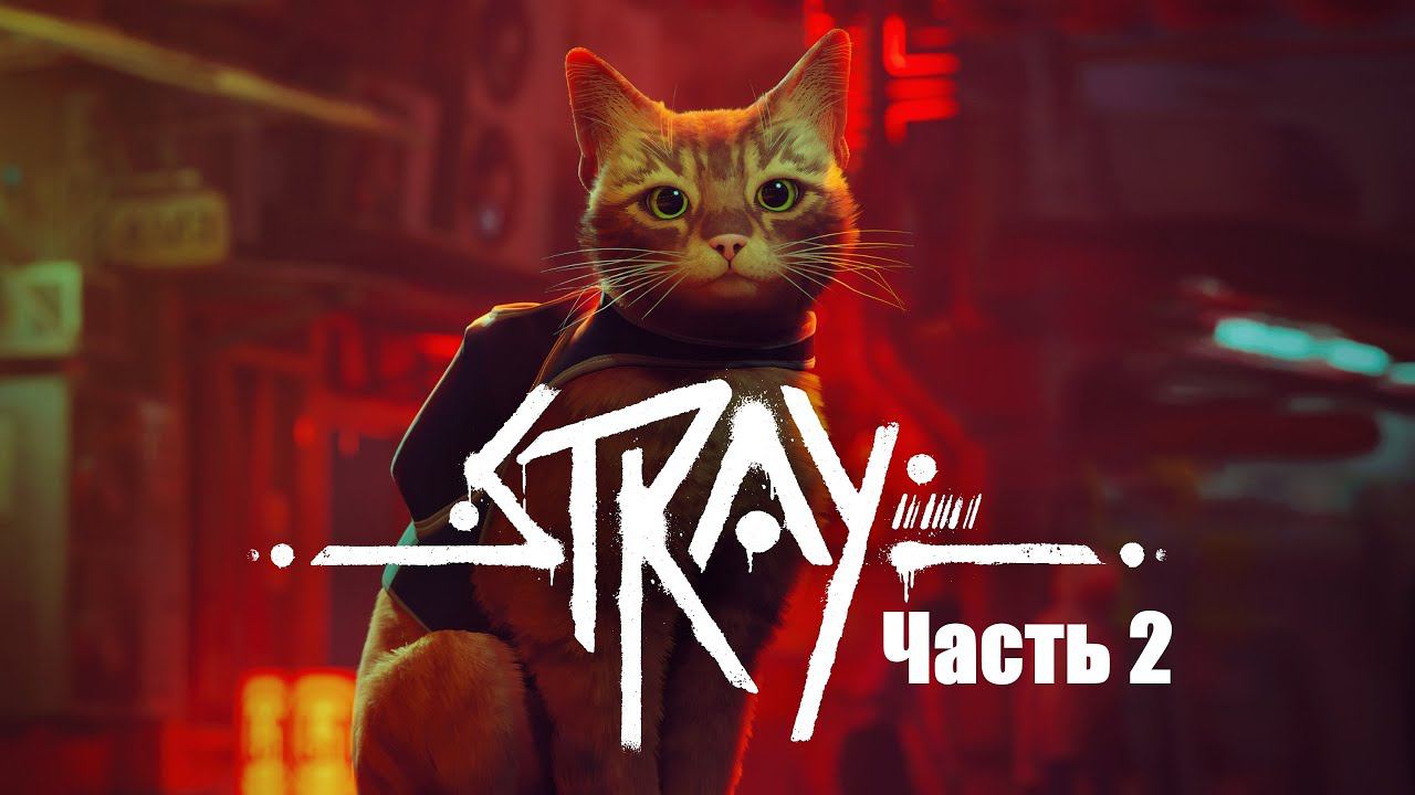 Прохождение Stray.  Часть 2. Запись стрима.