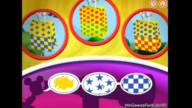 Mickey Mouse Clubhouse Mousekespotter Patterns And Colors Children Game смотреть онлайн