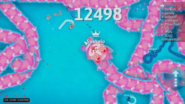 I Feed Cute Noob In Snake. Io! Epic Snakeio Gameplay