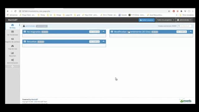 INSTALACION, CONFIGURACION Y PRUEBA DE MANTIS BUG TRACKER смотреть онлайн