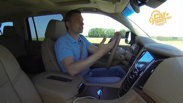 Тест-драйв Cadillac Escalade (2015). Здоровенный вседорожник! смотреть онлайн