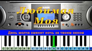 Любимая Моя (cover) | Piano Табы