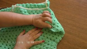 Детский конверт Звезда крючком за один день