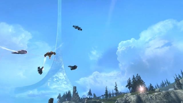 Dogfight: Halo MCC Map & Gamemode (Saber & Seraph air combat) смотреть онлайн
