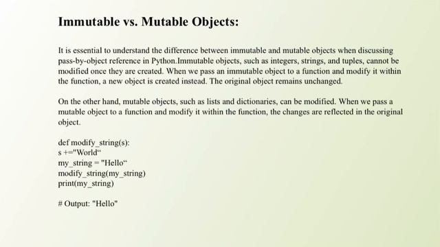 LOCAL VS GLOBAL VARIABLES,RECURSIVE FUNCTIONS,PASS BY OBJECTS in python смотреть онлайн