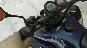 Обзор квадроцикла Stels ATV50, запуск в -18