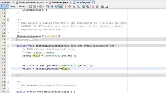 Funciones Matemáticas en Java Netbeans смотреть онлайн